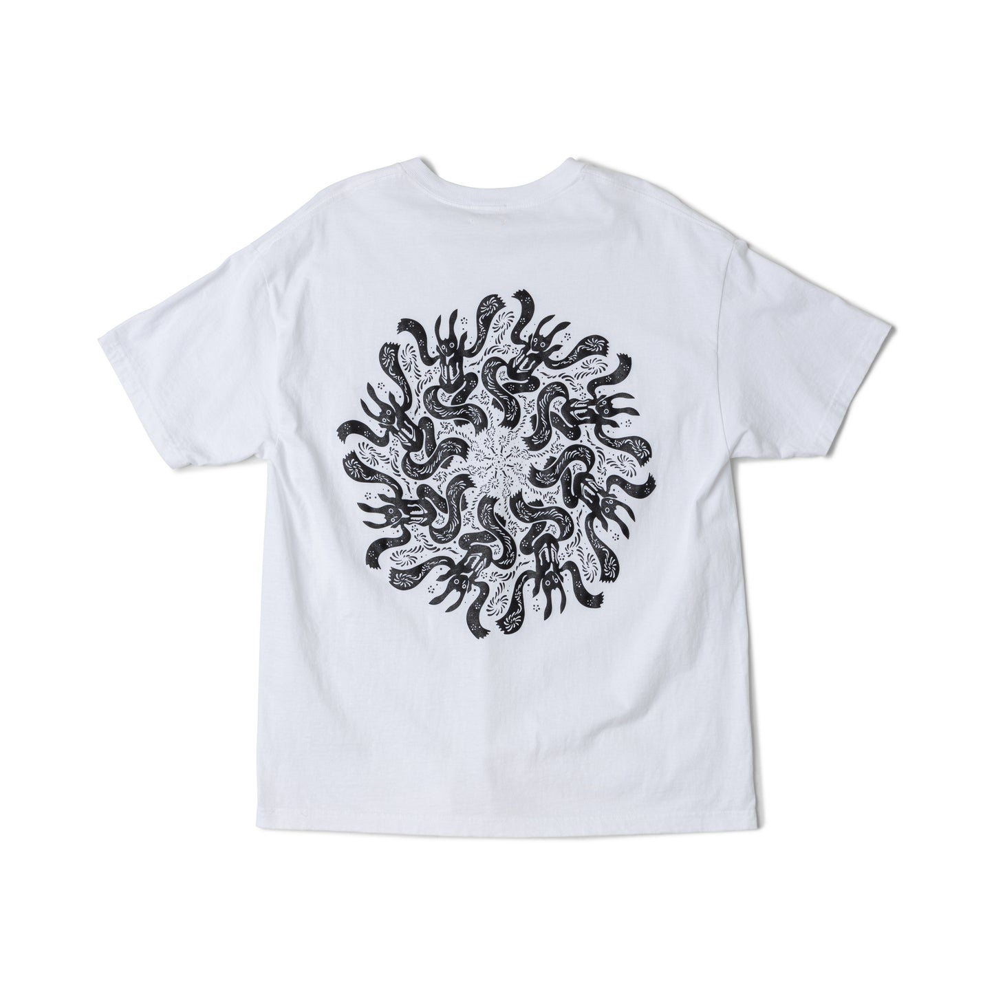 Screen Printed Short Sleeve Tee/曼荼羅雲元三式